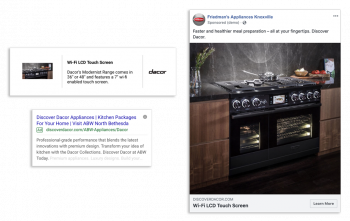 Discover Dacor web ads