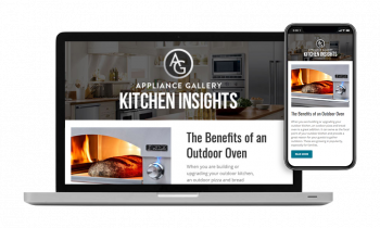 Appliance Gallery email on laptop and mobile