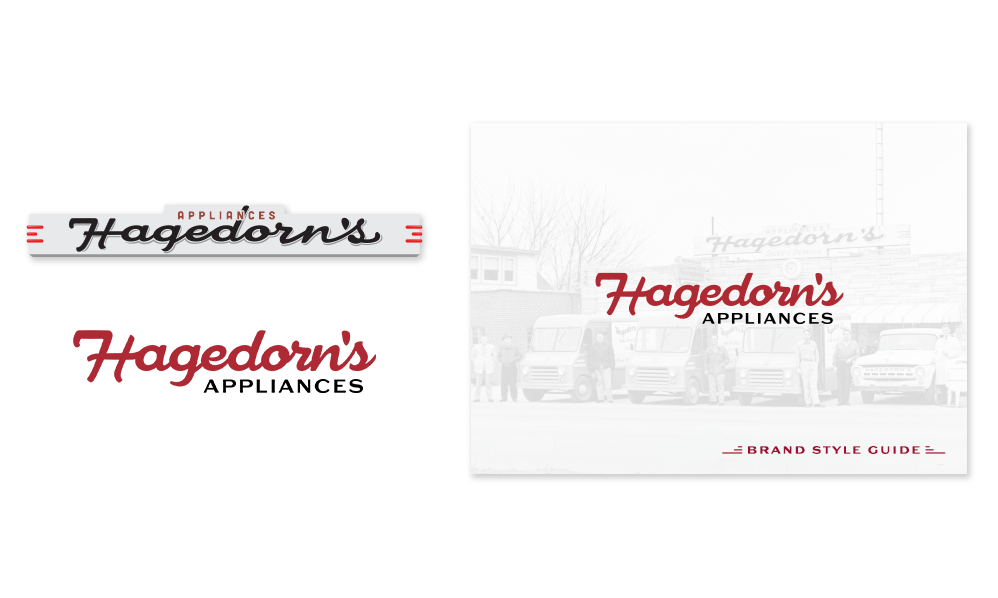 Logo And Style Guide For Hagedorn’s Appliances
