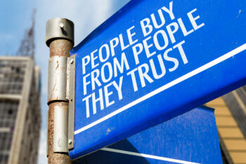 People buy from people they trust