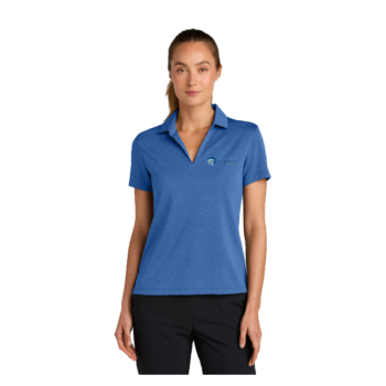 Woman wearing Nike Polo